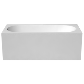 Vanna Vispool Libero 170 Akmens masa 169.5x79.5cm Balta (361010U) | Stone mass baths | prof.lv Viss Online