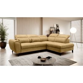 Eltap Noble Cloud Corner Pull-Out Sofa 201x255x100cm, Yellow (CO-NOB-RT-45NU) | Corner couches | prof.lv Viss Online