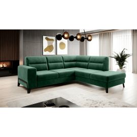 Eltap Cassara Lux Corner Pull-Out Sofa 237x277x100cm, Green (CO-CAS-RT-35LU) | Corner couches | prof.lv Viss Online