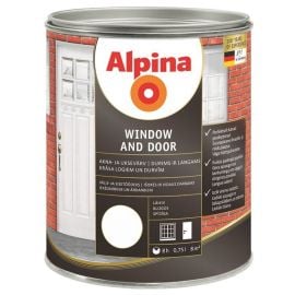 Alkīda Sveķu Krāsa Alpina Window And Door Durvīm Un Logiem Balta Spīdīga | Krāsas, lakas, antiseptiķi, eļļas | prof.lv Viss Online