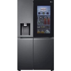 Холодильник LG GSXV91MCAE (Side By Side) с морозильной камерой, черный | Divdurvju, Side by Side ledusskapji | prof.lv Viss Online
