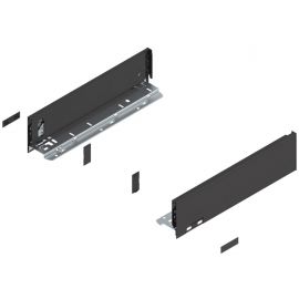 Blum Legrabox M Drawer Sides 500x90.5mm, Black (770M5002S TS-M) | Blum | prof.lv Viss Online