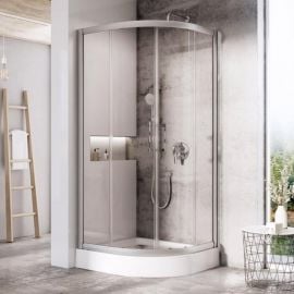 Ravak SET 2 100x90cm H=195cm Shower Enclosure with Tray (23SETND2) | Shower doors and walls | prof.lv Viss Online