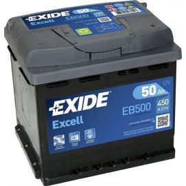 Auto Akumulators Exide Excell EB500 50Ah, 450A | Auto akumulatori | prof.lv Viss Online