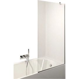 Стеклянная панель для ванны Merita 80MYA прямоугольной формы 150x76.5см, хром | Stikla Serviss | prof.lv Viss Online