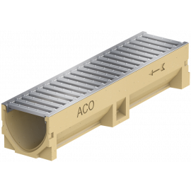Aco Euroline Channel with Galvanized Steel Grating 50x11.8x10cm (38702)
