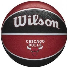 Wilson NBA Team Tribute Chicago Bulls Мяч для баскетбола 7 красный/черный/белый (WTB1300XBCHI) | Баскетбольные мячи | prof.lv Viss Online
