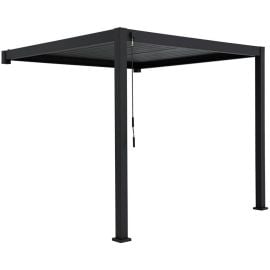 Home4You Mirador Garden Gazebo 3x4m, with 2 Posts, Dark Grey | Home4you | prof.lv Viss Online
