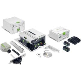 Akumulatora Galda Ripzāģis Festool CSC SYS 50 EBI-Plus 2x5Ah, 36V (577374) | Galda ripzāģi | prof.lv Viss Online