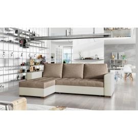 Eltap Newark Sawana/Soft Pull-Out Corner Sofa 57x237x90cm, Beige (Na03) | Living room furniture | prof.lv Viss Online