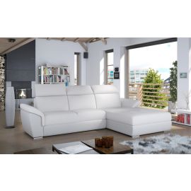 Stūra Dīvāns Izvelkams Eltap Trevisco Soft 216x272x100cm, Balts (Tre_58) | Stūra dīvāni | prof.lv Viss Online