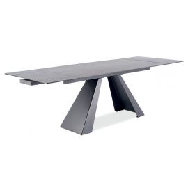 Signal Salvadore Extendable Table 160x90cm, Dark Grey/Black (SALVADORESZC) | Signal | prof.lv Viss Online