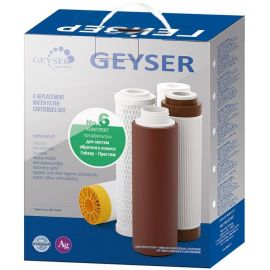 Reversās Osmozes Filtrs Prestige Kārtridžu Komplekts Geyser Nr.6 Ar Mineralizāciju (50010) | Dzeramā ūdens (reversās osmozes) filtri | prof.lv Viss Online