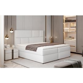 Eltap Florence Continental Bed 140x200cm, With Mattress, White (Flo_11_1.4) | Beds | prof.lv Viss Online