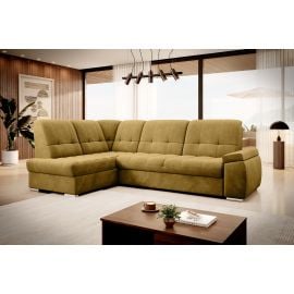 Eltap Sado Loco Corner Pull-Out Sofa 192x272x95cm, Yellow (CO-SAD-LT-45LO) | Living room furniture | prof.lv Viss Online