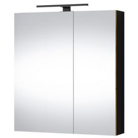 Riva SV 60C-2 Mirror Cabinet, Oak (SV 60C-2 Gold Craft Oak) | Riva | prof.lv Viss Online