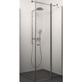 Glass Service Laura 120x80cm H=200cm Rectangular Shower Enclosure Transparent Chrome (120x80LAU) | Shower cabines | prof.lv Viss Online