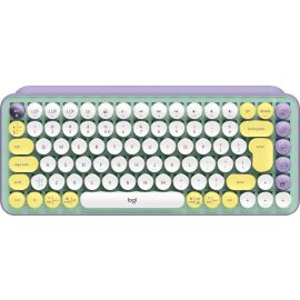 Клавиатура Logitech POP Keys Nordic фиолетовая/зеленая (920-010732) | Клавиатуры | prof.lv Viss Online