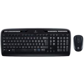 Беспроводная клавиатура и мышь Logitech MK330 Nordic черного цвета (920-003982) | Клавиатуры | prof.lv Viss Online