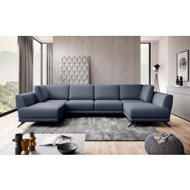 Eltap Larco Poco Corner Pull-Out Sofa 191x362x90cm, Blue (CO-LA-40PO) | Corner couches | prof.lv Viss Online