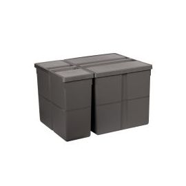 Atkritumu konteineri GOLLINUCCI H=277mm 26l+11l​ (461.277.10.600) | Virtuves furnitūra | prof.lv Viss Online