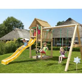 Children's Play Area Cabin 2-Swing | Children's playgrounds | prof.lv Viss Online