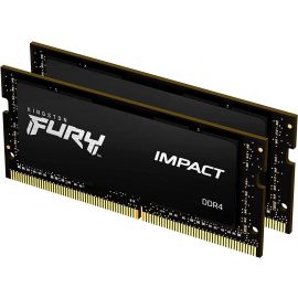 Operatīvā Atmiņa Kingston Fury Impact KF426S15IBK2/16 DDR4 16GB 2666MHz CL15 Melna | Datoru komponentes | prof.lv Viss Online