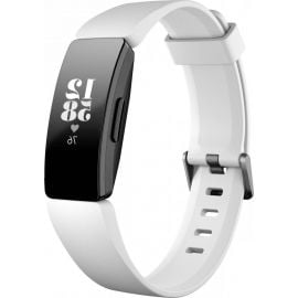Фитнес-трекер Fitbit Inspire HR в белом/черном цвете (FB413BKWT) | Умные часы | prof.lv Viss Online