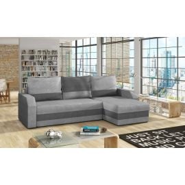 Stūra Dīvāns Izlaižams Eltap Giulio Paros 150x237x90cm Pelēks/Tumši Pelēks (GIU_06) | Izvelkamie dīvāni | prof.lv Viss Online