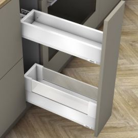 Blum Merivobox Space Twin, M+E Ar BoxCover, 550мм, SW-M (54.55.80.19) | Мебельная фурнитура | prof.lv Viss Online