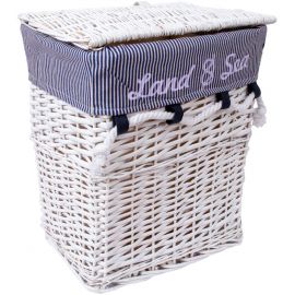 Home4You Pet Bed Blanket Willi Sea L, 39x28x45cm, White (87408) | Laundry boxes | prof.lv Viss Online