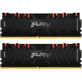 Kingston Fury Renegade RGB KF436C16RBAK2/16 DDR4 16GB 3600MHz CL16 Black | RAM | prof.lv Viss Online