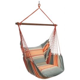 Home4You Homage To Nurses Rocking Chair, 130x127cm, Green/Orange (20653) | Hanging swing chairs | prof.lv Viss Online