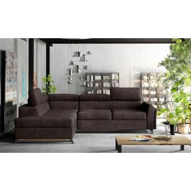 Stūra Dīvāns Izvelkams Eltap Kairos Dora 197x265x95cm Kreisais Stūris Brūns (Kr_47) | Izvelkamie dīvāni | prof.lv Viss Online