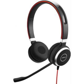 Jabra Evolve 40 Headset Black/Silver/Red (100-55910000-99) | Headphones | prof.lv Viss Online
