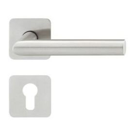Hafele LDH 2198 Door Handle for Interior Doors, PZ, Matte Inox (902.92.036) | Door handles | prof.lv Viss Online