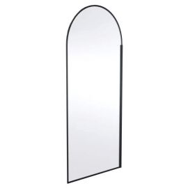 Glass Service Arco Deep 1 100cm H=225cm Shower Wall Transparent Black 100ARC_B_D1 | Shower doors and walls | prof.lv Viss Online