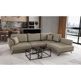 Eltap Larde Light Corner Pull-Out Sofa 191x276x90cm, Beige (CO-LAR-RT-18LE) | Corner couches | prof.lv Viss Online