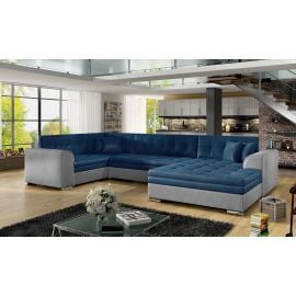 Eltap Damario Monolith/Monolith Corner Pull-Out Sofa 189x338x78cm, Blue (Dam_31) | Corner couches | prof.lv Viss Online