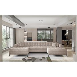 Eltap Vertizo Light Corner Pull-Out Sofa 170x350x93cm, Beige (CO-VER-UV-18LE) | Living room furniture | prof.lv Viss Online