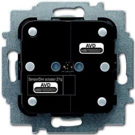 Abb SDA-F-2.1.1 Dimmer/Switch Sensor for Wall Mounting 2/1-way Black (2CKA006220A0127) | Smart lighting and electrical appliances | prof.lv Viss Online