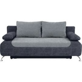 Черно-красно-белый диван Daria III Lux 3DL с извлекаемым механизмом 98x195x94 см, серый/черный | Раскладные диваны | prof.lv Viss Online