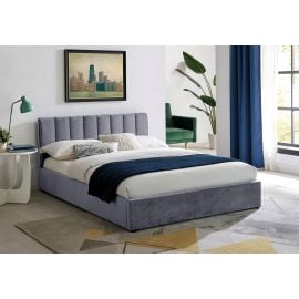 Signal Montreal Velvet Double Bed 160x200cm, Without Mattress, Grey | Signal | prof.lv Viss Online