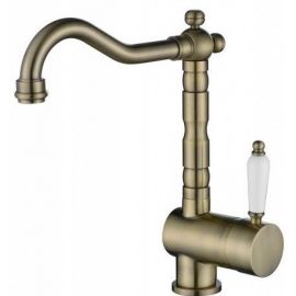 Aquasanita Retro Old Brass Kitchen Sink Faucet Gold (21717) | Aquasanita | prof.lv Viss Online