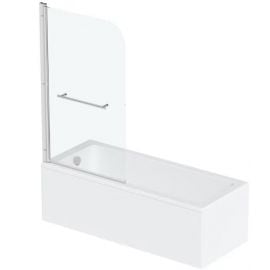 Стеклянная панель для ванны Noa 120NOA прямоугольной формы 150x116.5см, хром | Стенки для ванны | prof.lv Viss Online