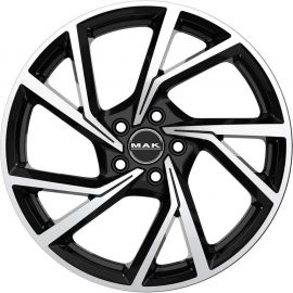 Lietais disks Mak Kassel 7.5x18, 5x114.3 Melna (F7580KABM48F3) | Alloy wheels | prof.lv Viss Online