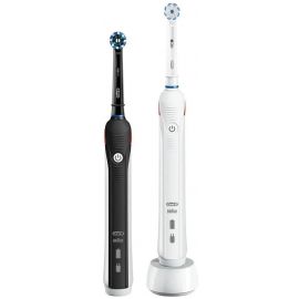 Braun Oral-B Pro 2 2900 Cross Action Electric Toothbrush White/Black | Electric Toothbrushes | prof.lv Viss Online