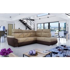 Eltap Loreto Berlin/Soft Corner Pull-Out Sofa 60x260x102cm, Beige (Lor_17) | Living room furniture | prof.lv Viss Online