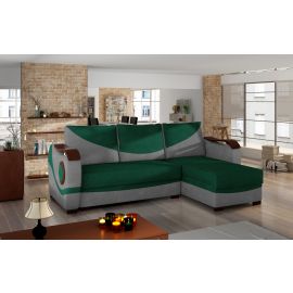 Eltap Puerto Kronos/Paros Corner Pull-Out Sofa 57x235x90cm, Green (A_p_10) | Corner couches | prof.lv Viss Online