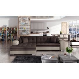 Eltap Sorento Jasmine/ Jasmine Corner Pull-Out Sofa 58x295x80cm, Brown (SO_12) | Upholstered furniture | prof.lv Viss Online